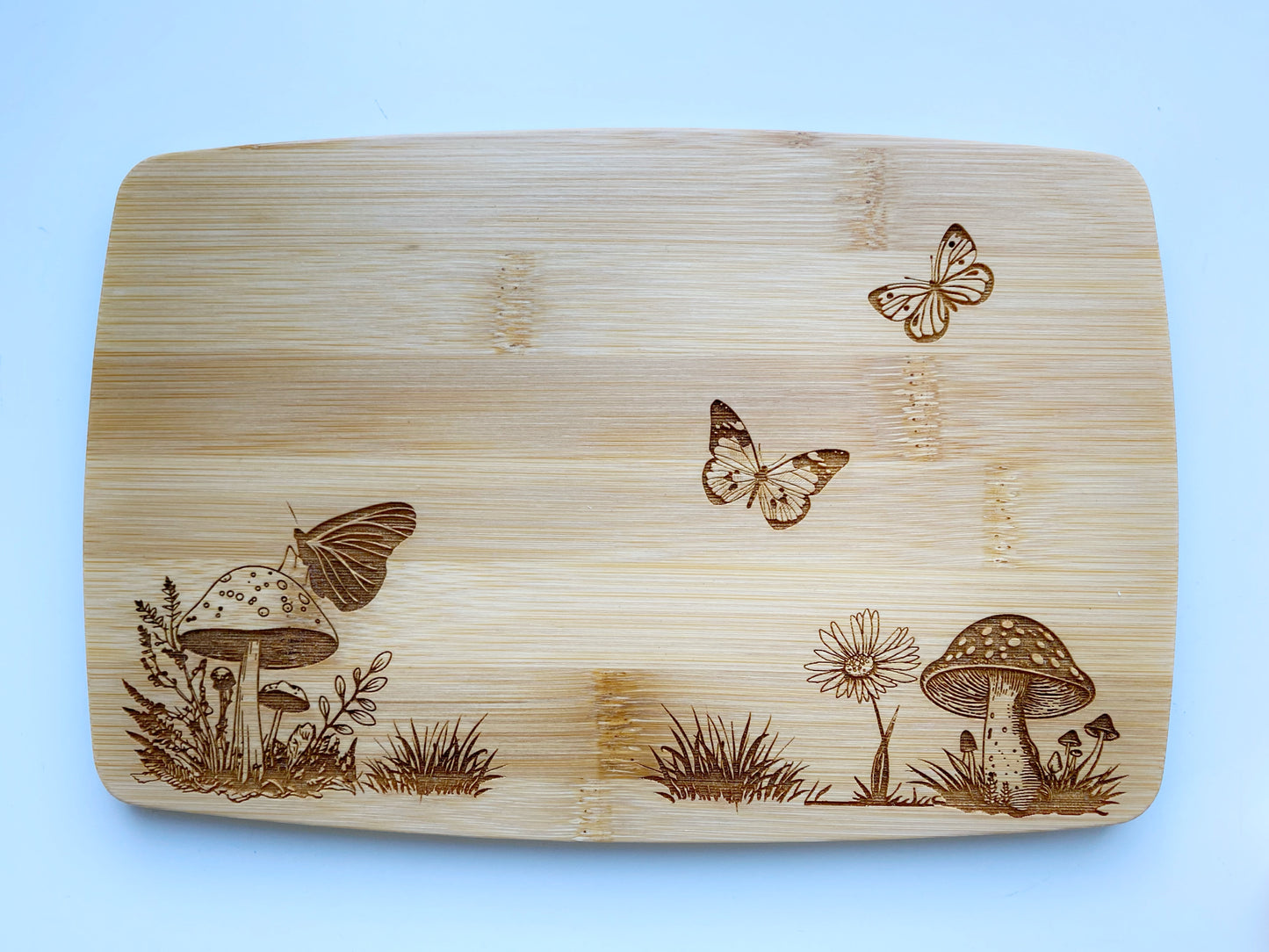 Mushroom Village Engrave Bamboo Candle Boards Set of 10 WHOLESALE