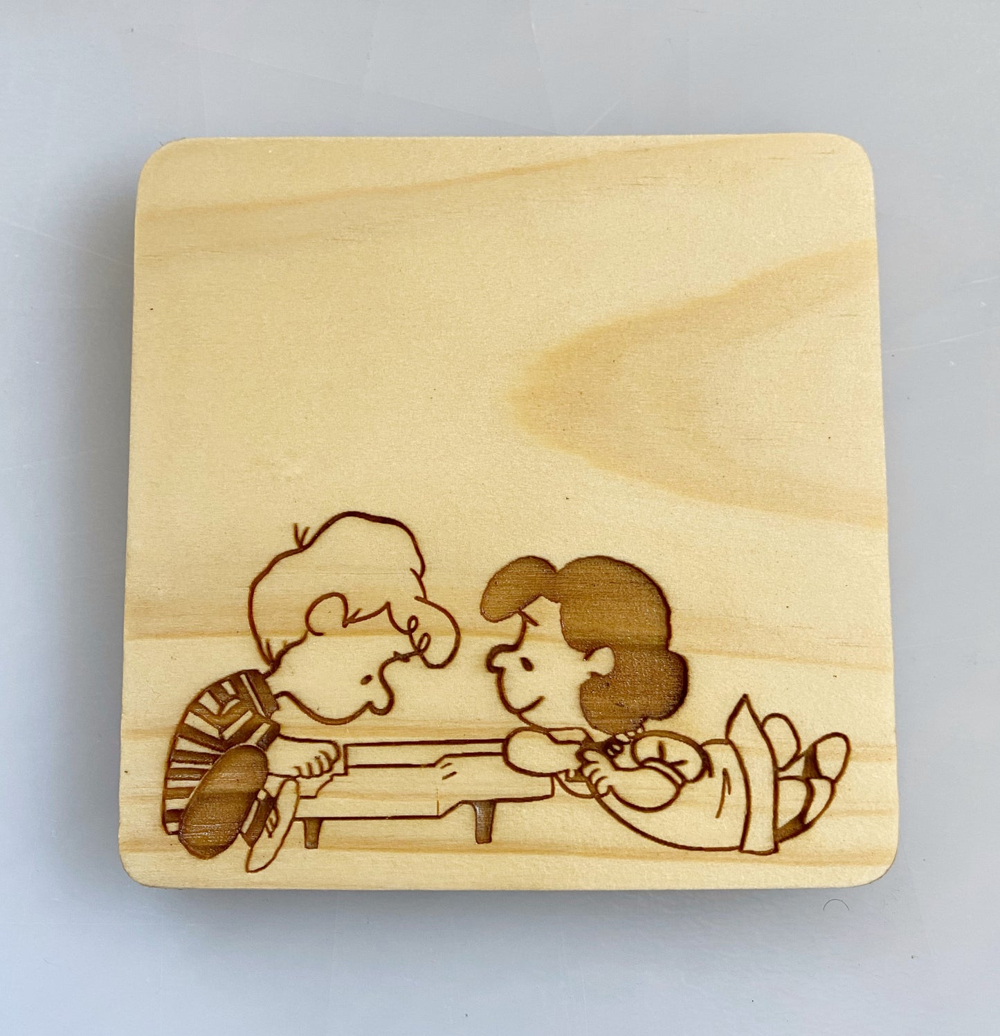 Snoopy, Woodstock and the Peanuts Gang Wood Coasters