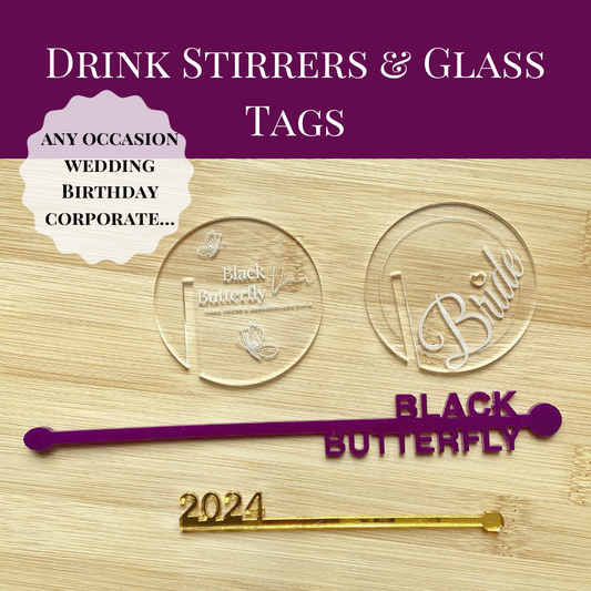 Sample Set Custom Drink Stirrer Swizzle Stick for Wedding and Event Favor