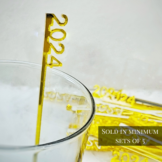 Personalize Acrylic Drink Stirrer Business Event Branding