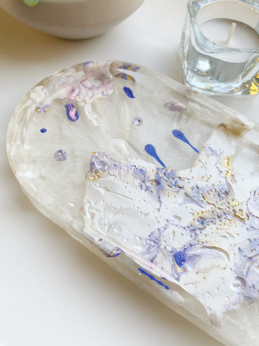 Oval Resin Organization Tray