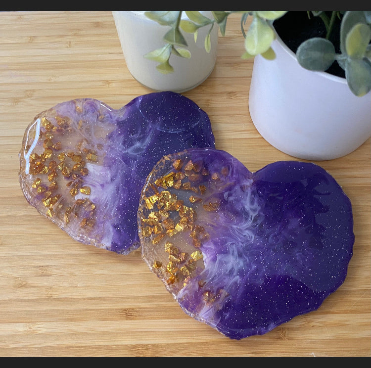 Resin Heart Wedding Bridal Party Favor 