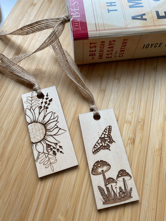 Personalized Wood Engraved Book Mark