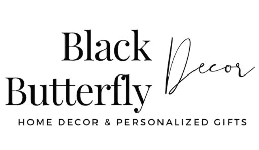 Black Butterfly Decor