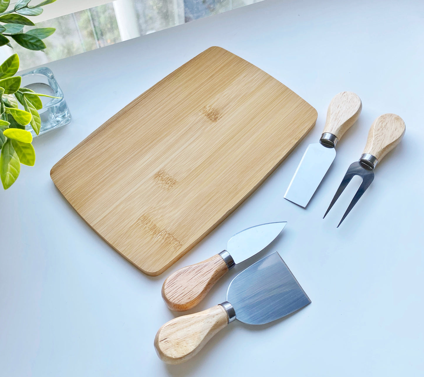 Mini Charcuterie Board and Knife Set Self Care Gift 