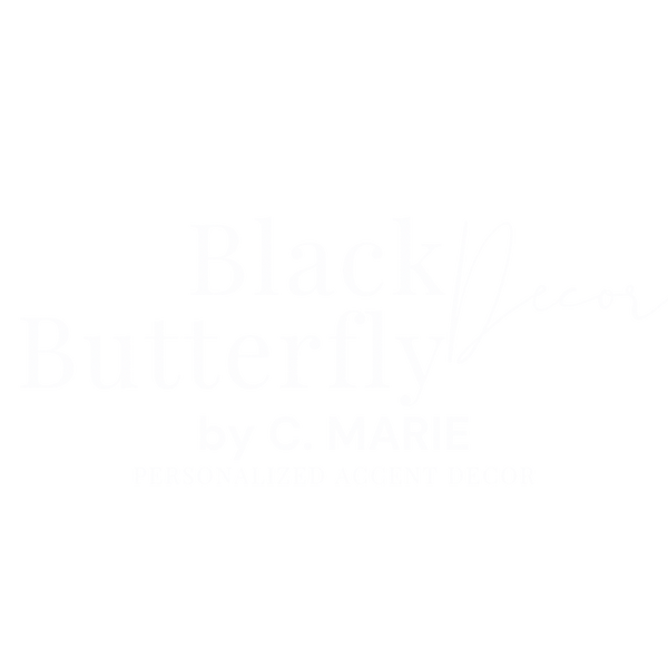 Black Butterfly Decor