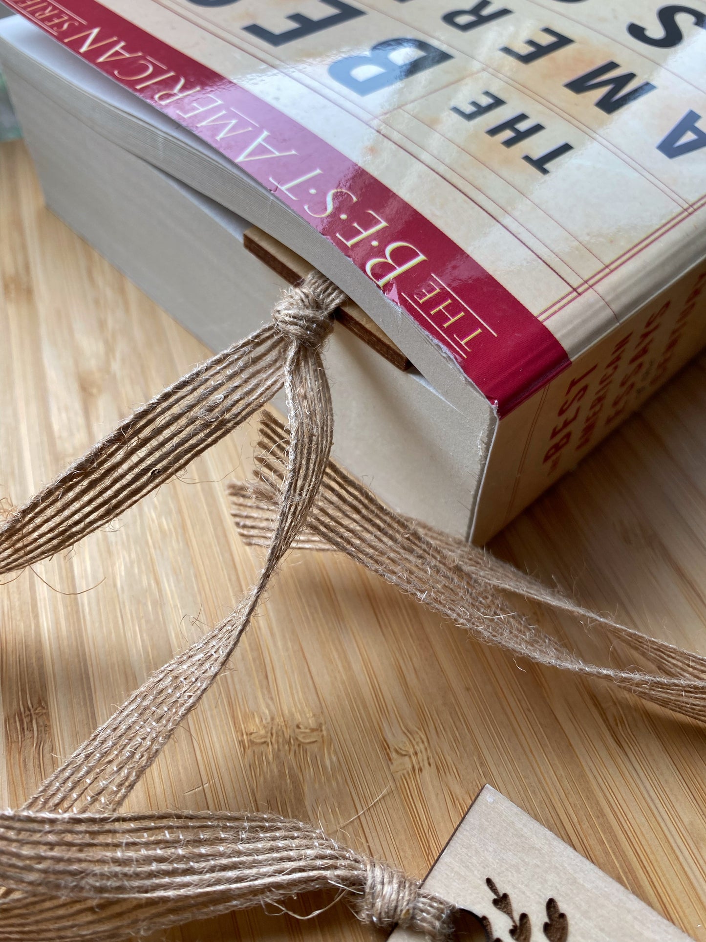 Personalized Wood Engraved Book Mark