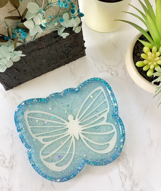 Cat/Butterfly/Afro Girl Exclusive Resin Catchall Tray