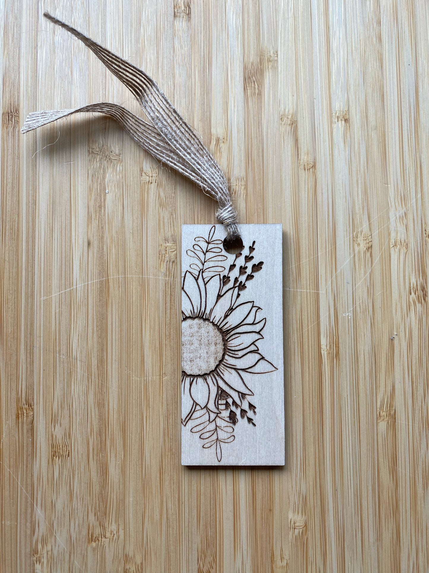 Personalized Wood Engraved Book Mark