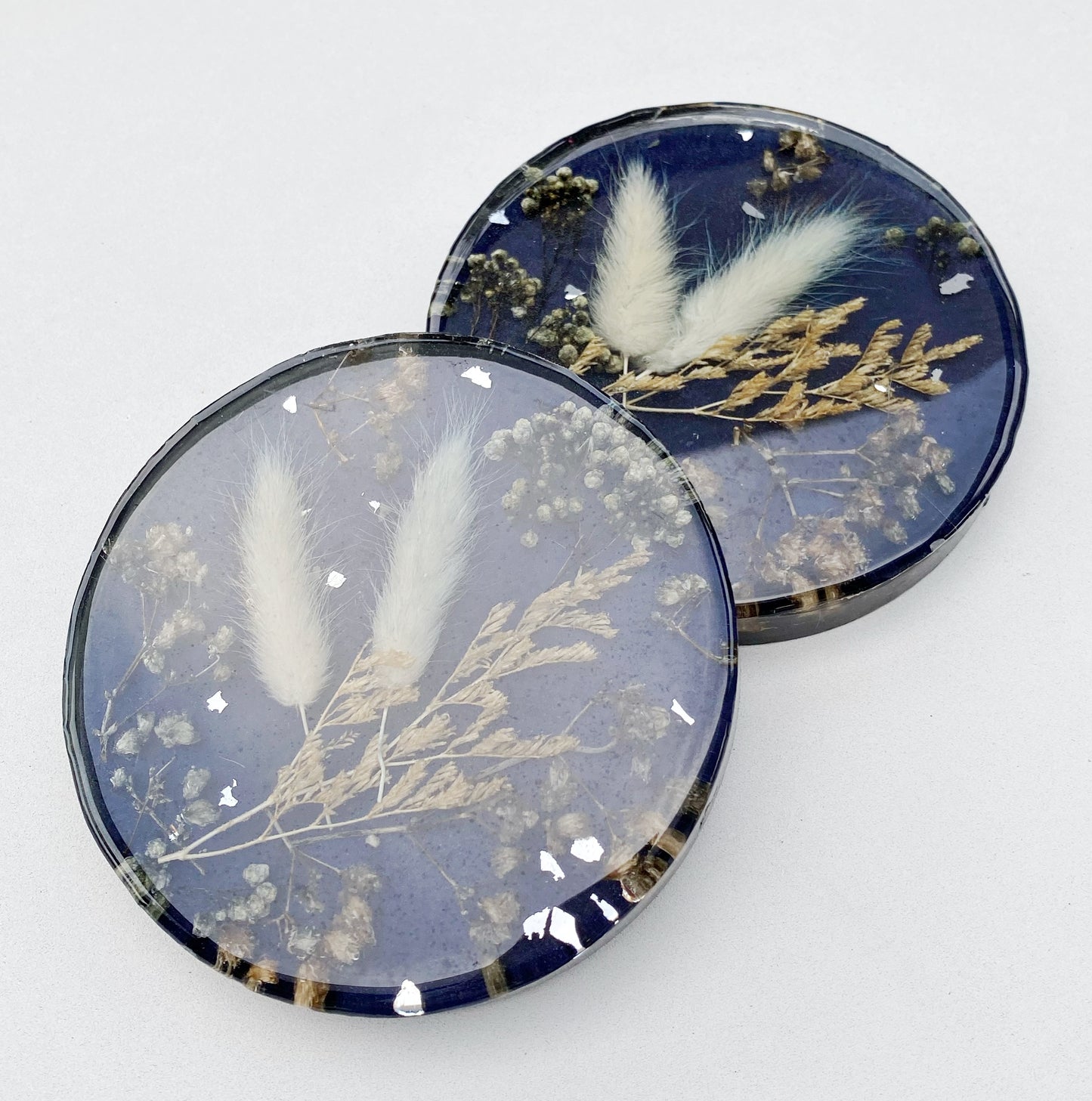 Flower Preservation Resin Coaster Mini Tray Set of 10 WHOLESALE